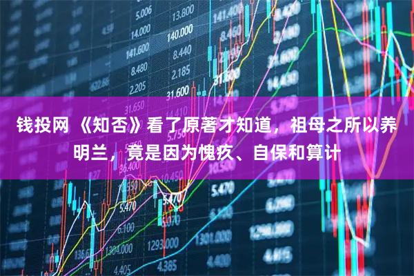 钱投网 《知否》看了原著才知道，祖母之所以养明兰，竟是因为愧疚、自保和算计