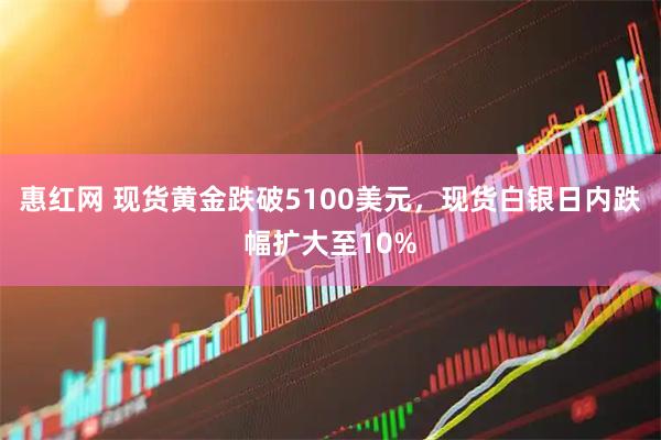 惠红网 现货黄金跌破5100美元，现货白银日内跌幅扩大至10%